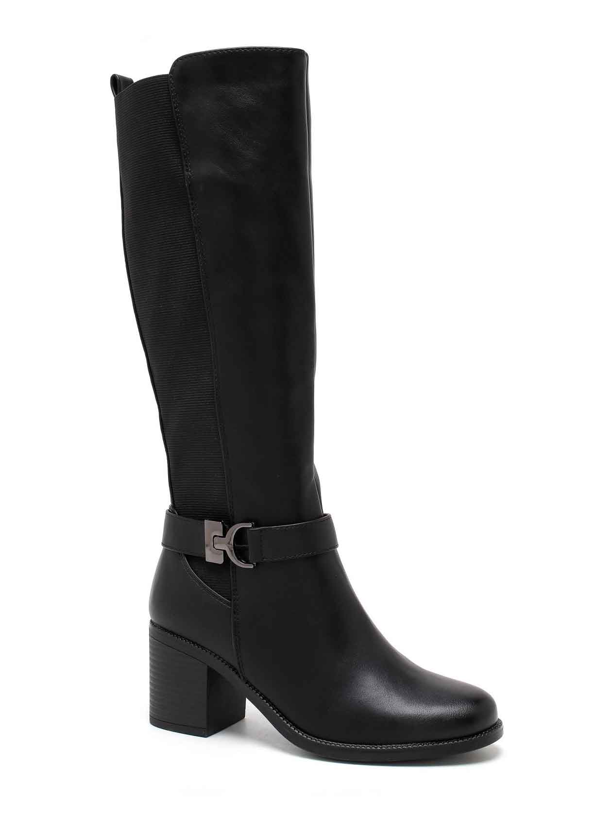 Duna - Støvler med hæl og elastik i skaftet